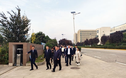 团市委、市贸促会、市青企协一行到ATY官网泾河产业园考察交流